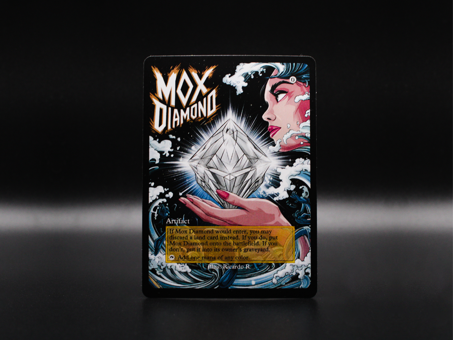 Mox Diamond (v2) - MTG Custom Cards, Commander alternate art - Magic MTG Alters Full Art