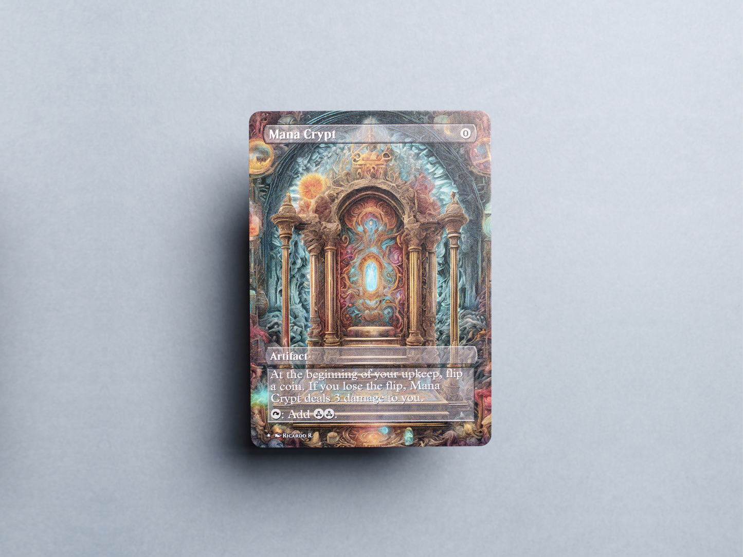 Mana Crypt (v2) - MTG Custom Cards, Commander alternate art - Magic MTG Alters Full