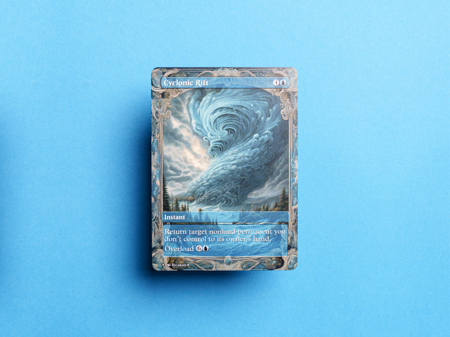 Cyclonic Rift (v2) - Full Art Alter - MTG Custom Cards, Commander, Edh and Cedh High Quality Altered Proxies