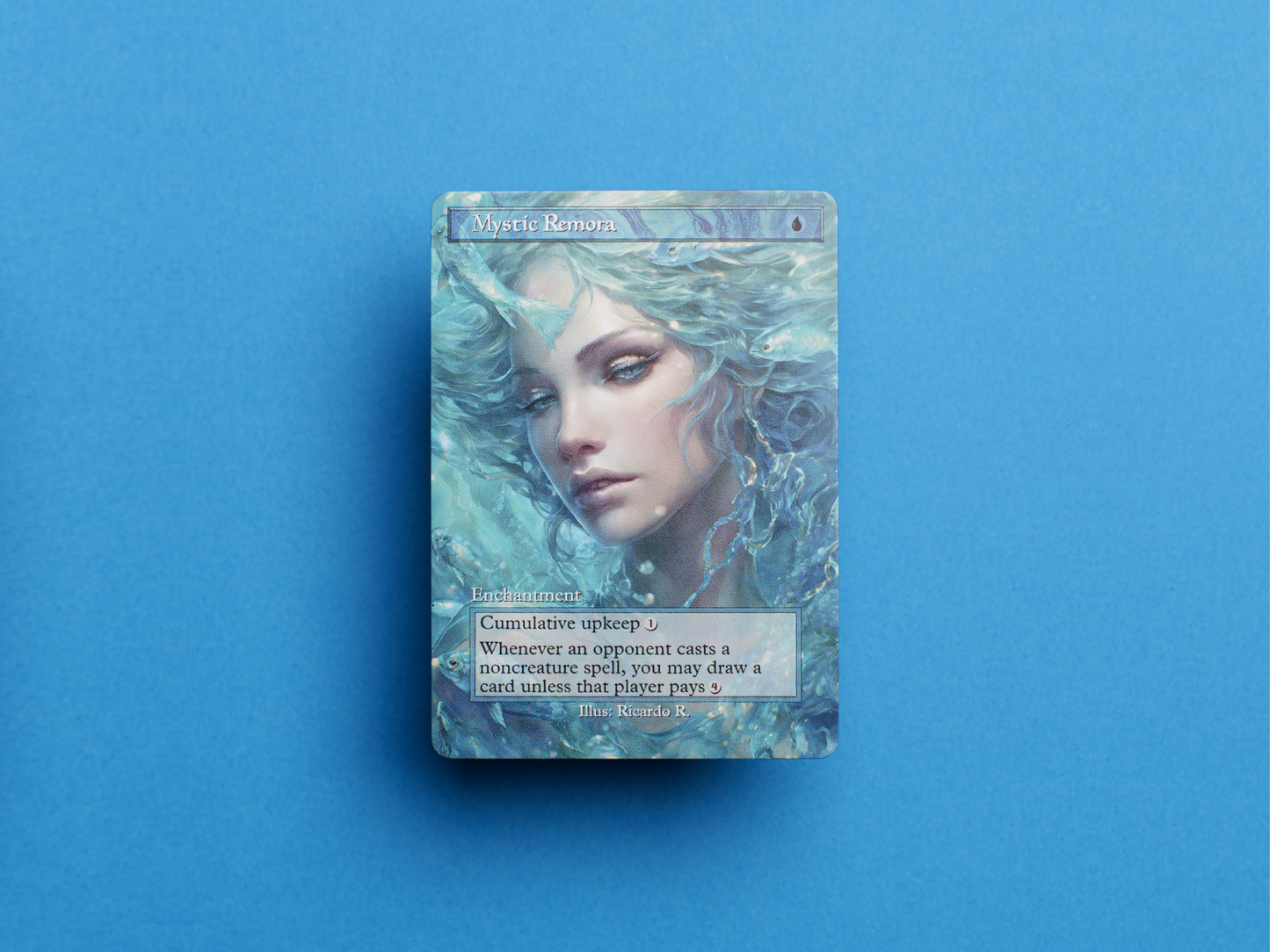 Mystic Remora (v2) - MTG Custom Cards, Commander alternate art - Magic MTG Alters Full Art