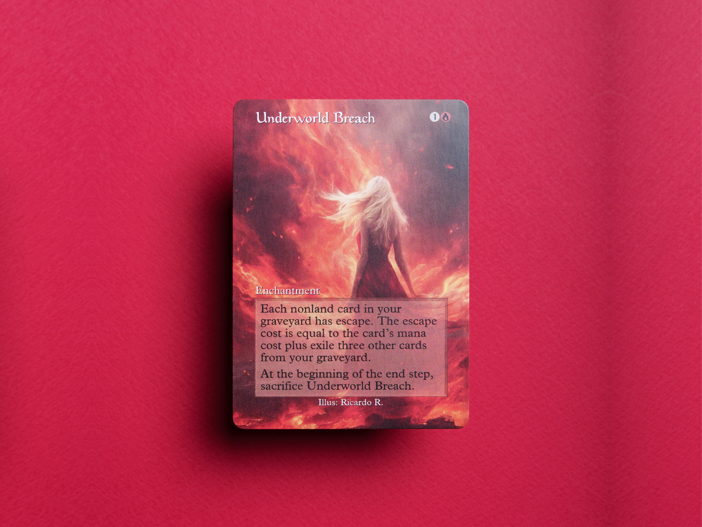 Underworld Breach (v2) - MTG Custom Cards, Commander alternate art - Magic MTG Alters Full Art