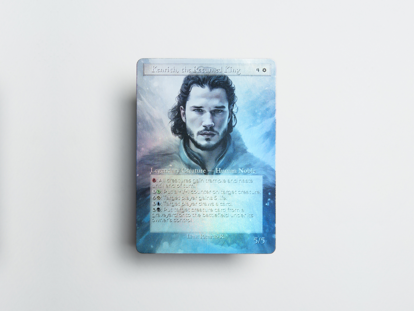Kenrith, the Returned King - MTG Custom Cards , Commander alternate art - Magic MTG Alters Full Art