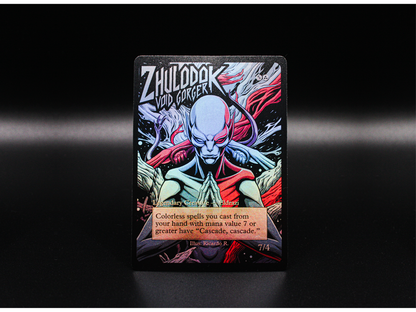Zhulodok, Void Gorger - Full Art - MTG Custom Cards, Commander, Edh and Cedh High Quality Alters