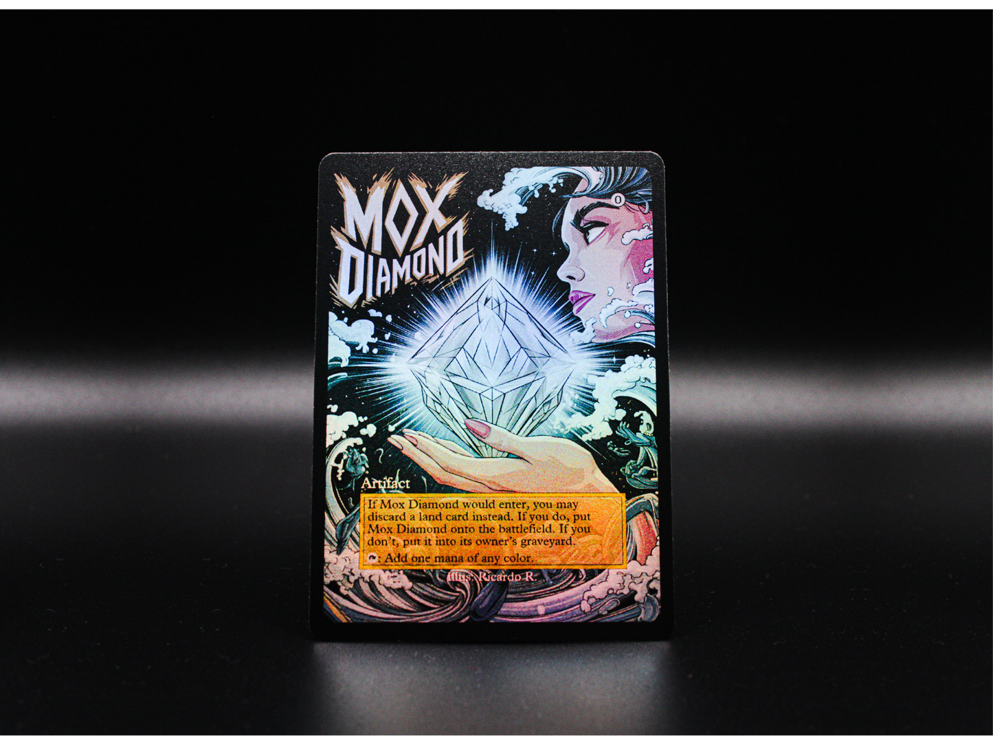Mox Diamond (v2) - MTG Custom Cards, Commander alternate art - Magic MTG Alters Full Art