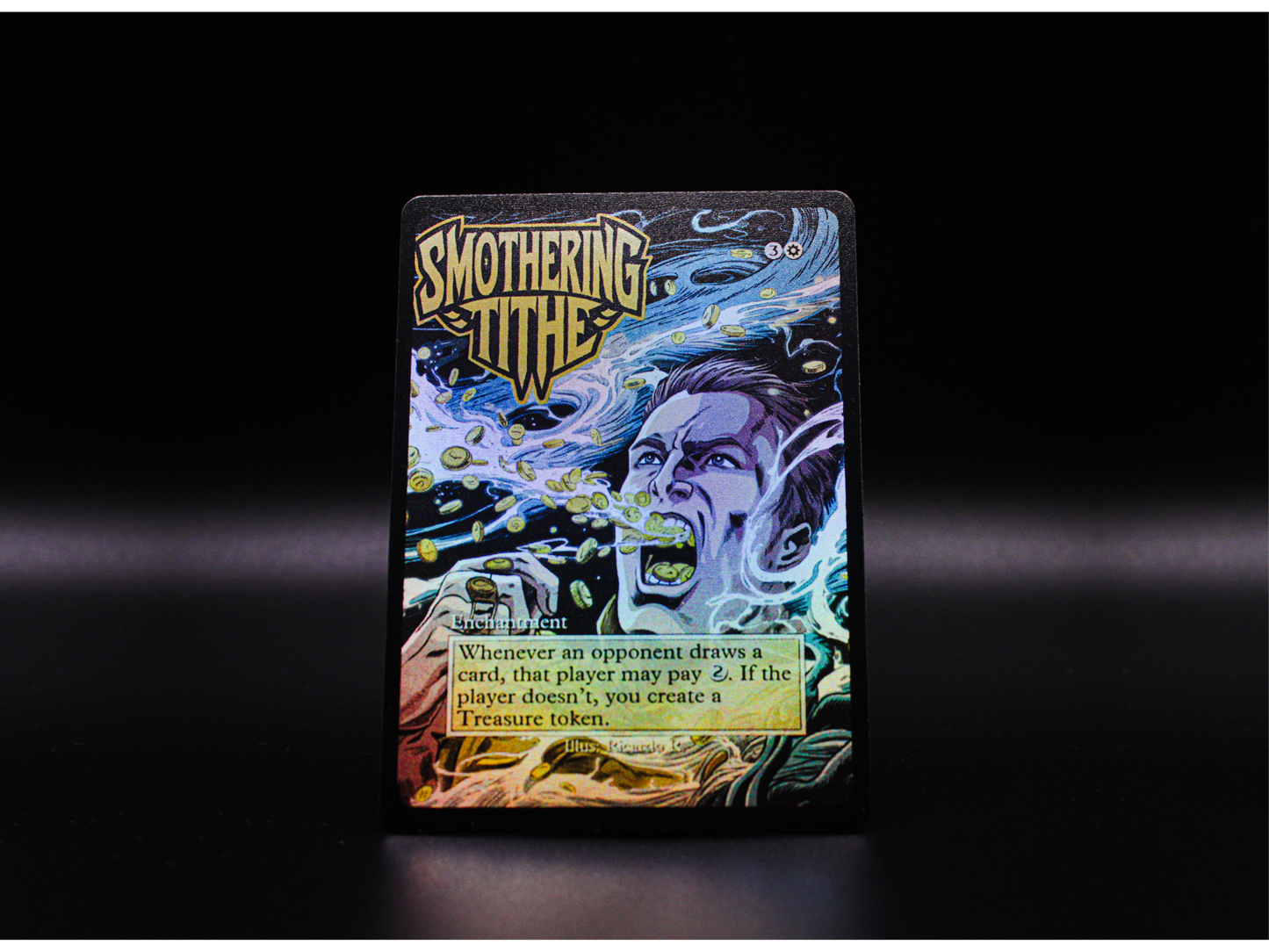 Smothering Tithe (v2) - MTG Custom Cards, Commander alternate art - Magic MTG Alters Full Art