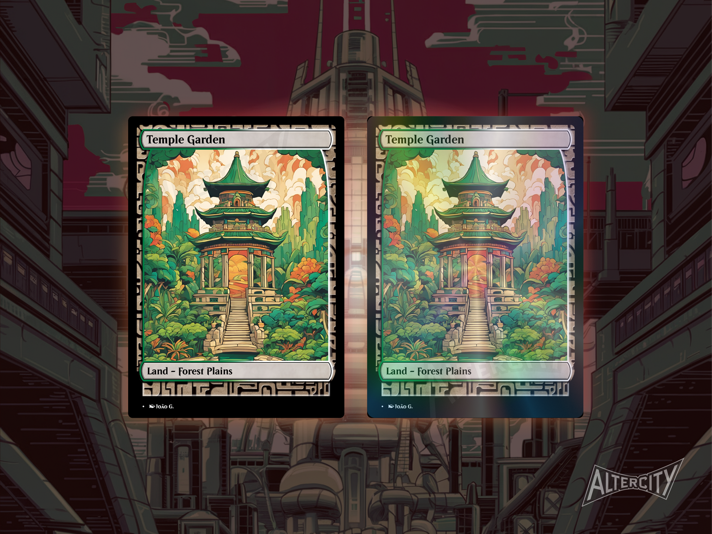 Shock Lands Bundle (v1) - MTG Custom Cards, Commander, Edh and Cedh High Quality Altered Cards - Full Art Alters