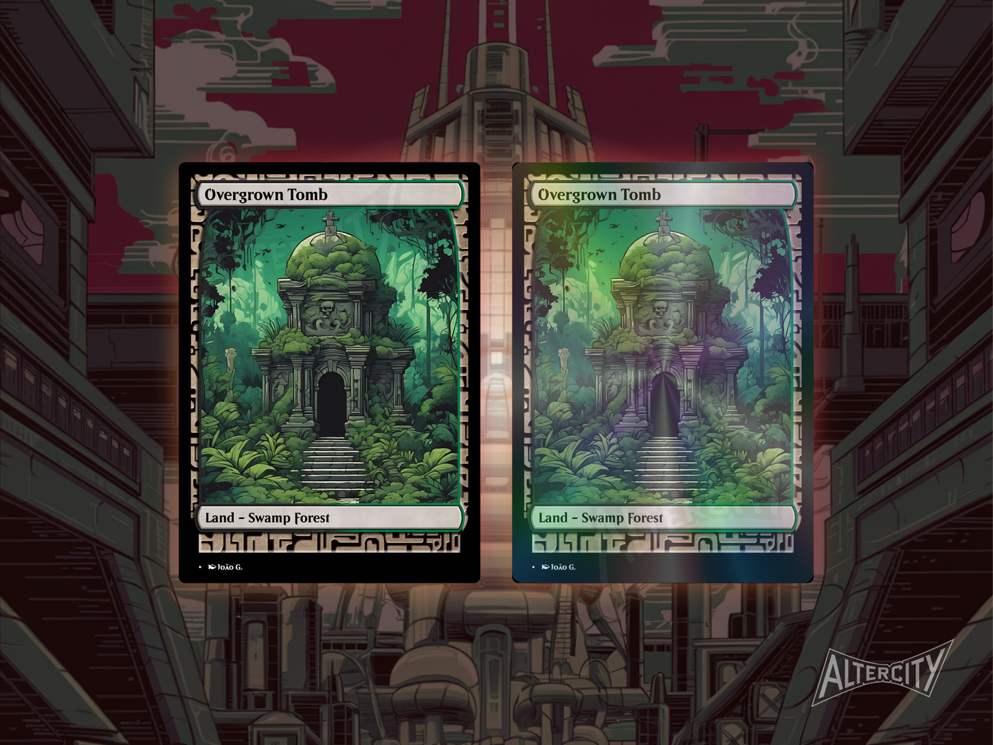 Shock Lands Bundle (v1) - MTG Custom Cards, Commander, Edh and Cedh High Quality Altered Cards - Full Art Alters