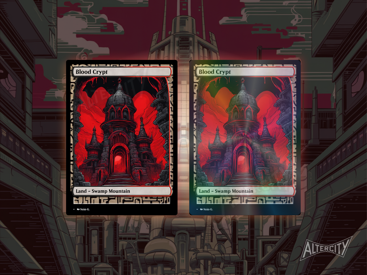Shock Lands Bundle (v1) - MTG Custom Cards, Commander, Edh and Cedh High Quality Altered Cards - Full Art Alters