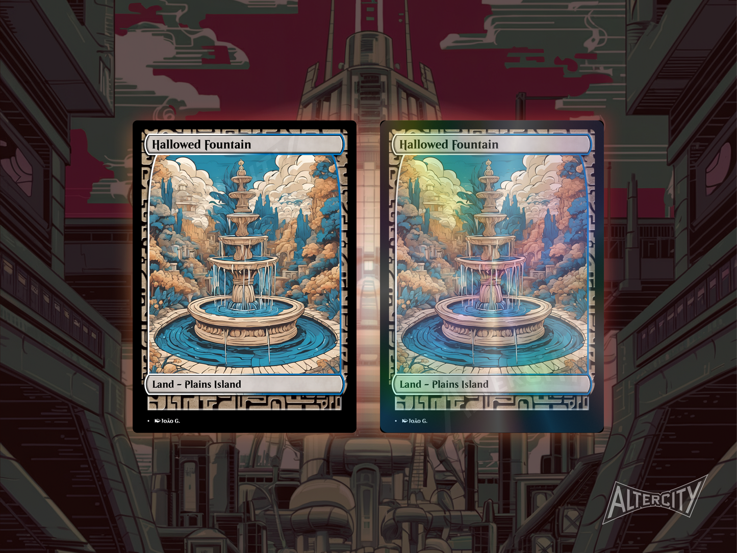 Shock Lands Bundle (v1) - MTG Custom Cards, Commander, Edh and Cedh High Quality Altered Cards - Full Art Alters