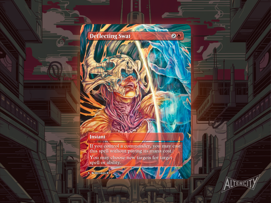 Deflecting Swat (v2) - MTG Custom Cards, Commander alternate art - Magic MTG Alters Full Art