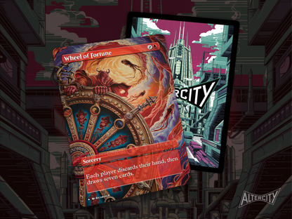 Wheel of Fortune (v2) - Full Art Alter - MTG Custom Cards, Commander, Edh and Cedh High Quality Altered Proxies