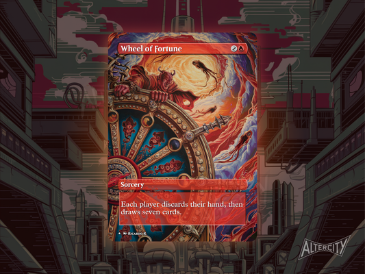 Wheel of Fortune (v2) - Full Art Alter - MTG Custom Cards, Commander, Edh and Cedh High Quality Altered Proxies
