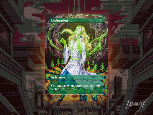 Exploration - MTG Custom Cards, Commander alternate art - Magic MTG Alters Full Art