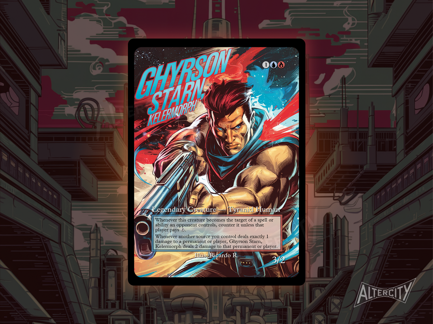 Ghyrson Starn, Kelermorph - Full Art - MTG Custom Cards, Commander, Edh and Cedh High Quality Altered Proxies