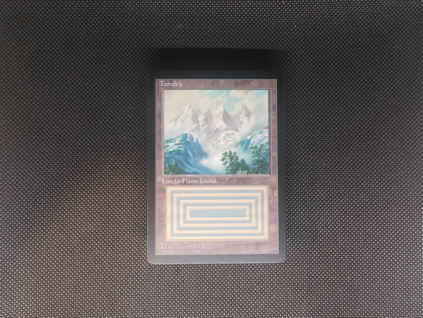 Tundra (v3) - Dual Land Old School Retro Frame Alter - Mtg Custom Cards, Commander, Edh and cEDH High Quality Altered Proxies