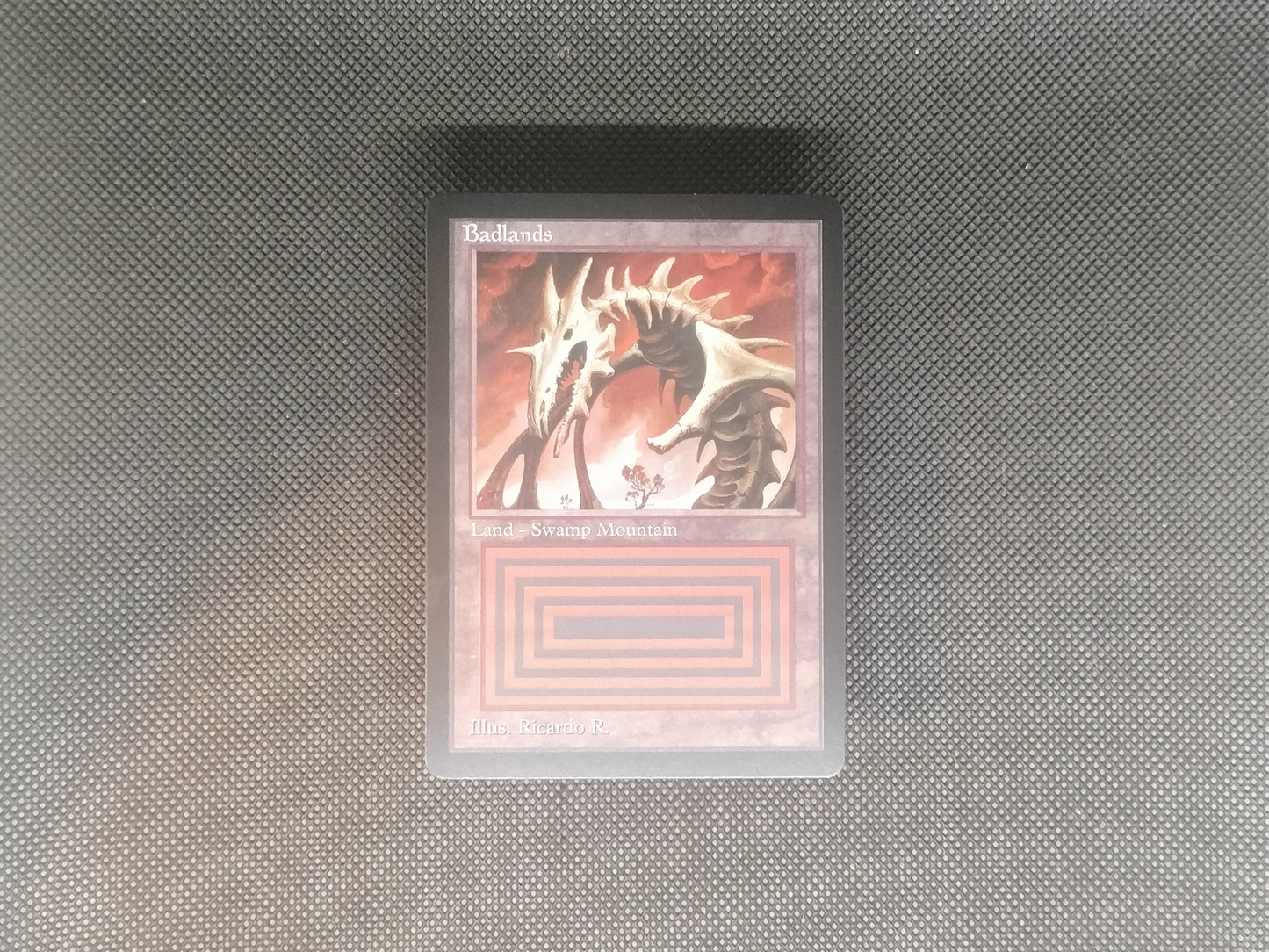 Badlands (v3) - Dual Land Old School Retro Frame Alter - Mtg Custom Cards, Commander, Edh and cEDH High Quality Altered Proxies