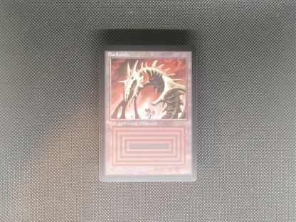 Badlands (v3) - Dual Land Old School Retro Frame Alter - Mtg Custom Cards, Commander, Edh and cEDH High Quality Altered Proxies