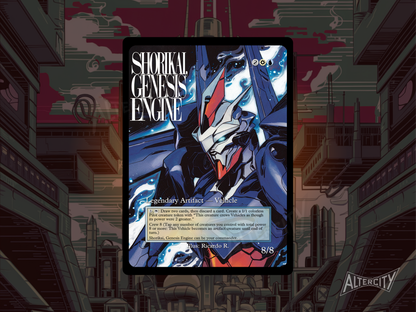 Shorikai, Genesis Engine - Full Art - MTG Custom Cards, Commander, Edh and Cedh High Quality Alters