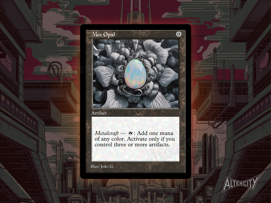 Mox Opal (v1) - Old Border Retro Frame - MTG Custom Cards, Commander, Edh and Cedh High Quality Alters