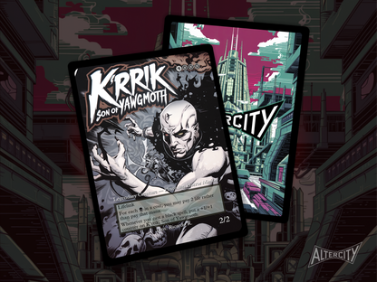 K'rrik, Son of Yawgmoth - Full Art - MTG Custom Cards, Commander, Edh and Cedh High Quality Alters