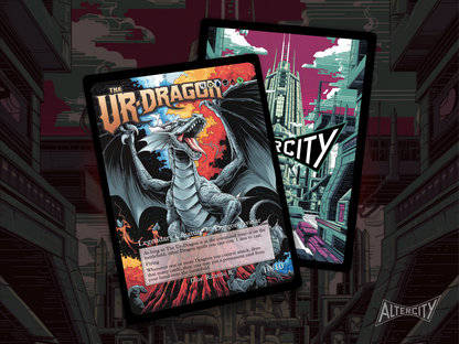The Ur-Dragon (v2) - Full Art - MTG Custom Cards, Commander, Edh and Cedh High Quality Alters