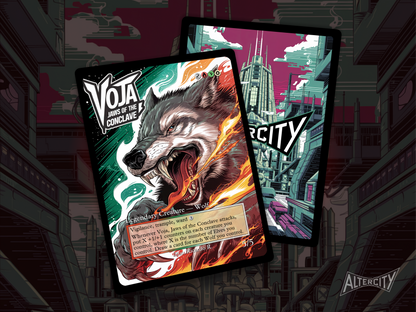 Voja, Jaws of the Conclave - Full Art - MTG Custom Cards, Commander, Edh and Cedh High Quality Alters