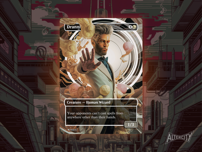 Drannith Magistrate - Full Art Borderless - MTG Custom Cards, Commander, Edh and Cedh High Quality Altered Proxies