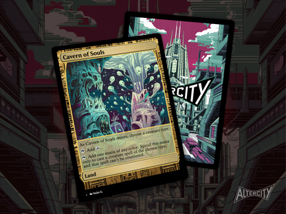 Cavern of Souls (v1) - Full Art Alter - MTG Custom Cards, Commander, Edh and Cedh High Quality Altered Proxies