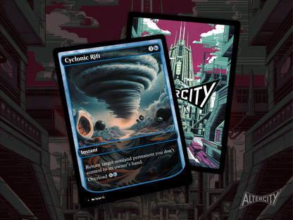 Cyclonic Rift (v1) - Full Art Alter - MTG Custom Cards, Commander, Edh and Cedh High Quality Altered Proxies