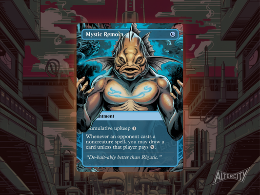 Mystic Remora (v1) - Full Art Alter - MTG Custom Cards, Commander, Edh and Cedh High Quality Altered Proxies