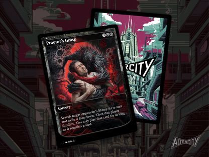 Praetor's Grasp (v1) - Full Art Alter - MTG Custom Cards, Commander, Edh and Cedh High Quality Altered Proxies