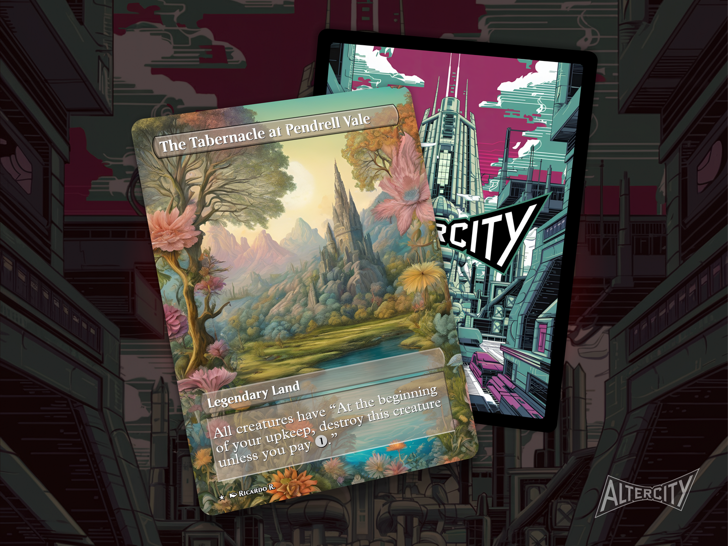 The Tabernacle at Pendrell Vale - Full Art Alter - MTG Custom Cards, Commander, Edh and Cedh High Quality Altered Proxies