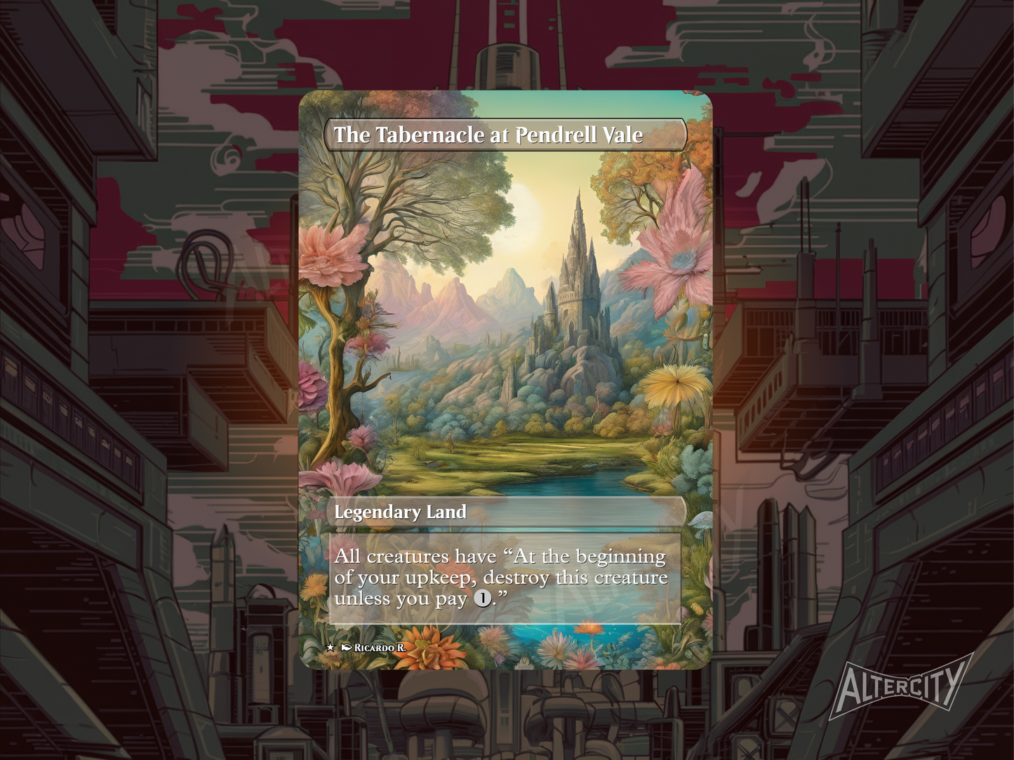 The Tabernacle at Pendrell Vale - Full Art Alter - MTG Custom Cards, Commander, Edh and Cedh High Quality Altered Proxies