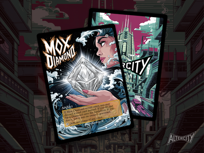 Mox Diamond (v2) - MTG Custom Cards, Commander alternate art - Magic MTG Alters Full Art
