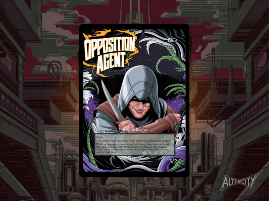 Opposition Agent (v2) - MTG Custom Cards , Commander alternate art - Magic MTG Alters Full