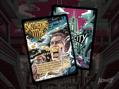 Smothering Tithe (v2) - MTG Custom Cards, Commander alternate art - Magic MTG Alters Full Art