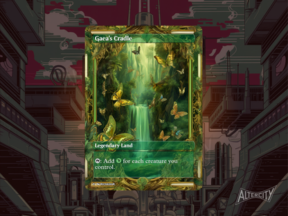 Gaea's Cradle - Full Art Alter - MTG Custom Cards, Commander, Edh and Cedh High Quality Altered Proxies