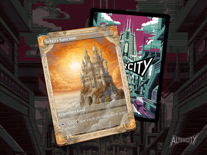 Serra's Sanctum (v2) - Full Art Alter - MTG Custom Cards, Commander, Edh and Cedh High Quality Altered Proxies