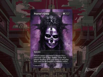 Praetor's Grasp (v2) - Full Art Alter - MTG Custom Cards, Commander, Edh and Cedh High Quality Altered Proxies