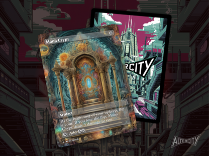 Mana Crypt (v2) - MTG Custom Cards, Commander alternate art - Magic MTG Alters Full