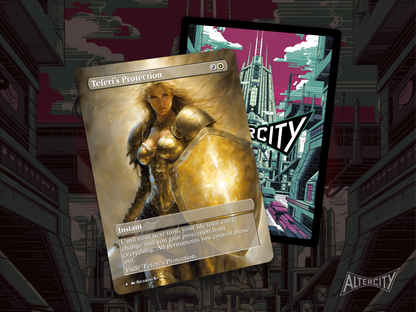 Teferi's Protection - MTG Custom Cards, Commander alternate art - Magic MTG Alters Full Art
