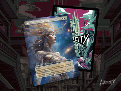 Elesh Norn, Mother of Machines (v2) - MTG Custom Cards , Commander alternate art - Magic MTG Alters Full Art