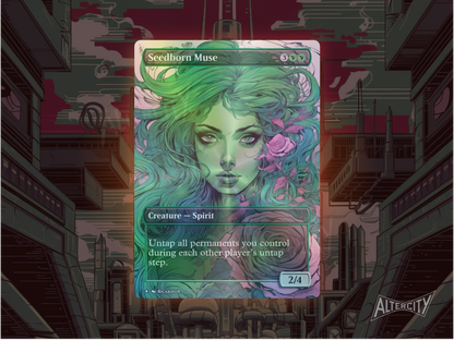 Seedborn Muse - MTG Custom Cards , Commander alternate art - Magic MTG Alters Full