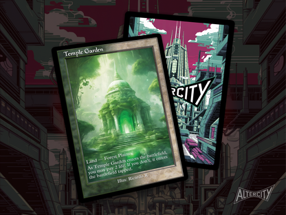 Temple Garden (v2) - MTG Custom Cards, Commander, Edh and Cedh High Quality Altered Proxies