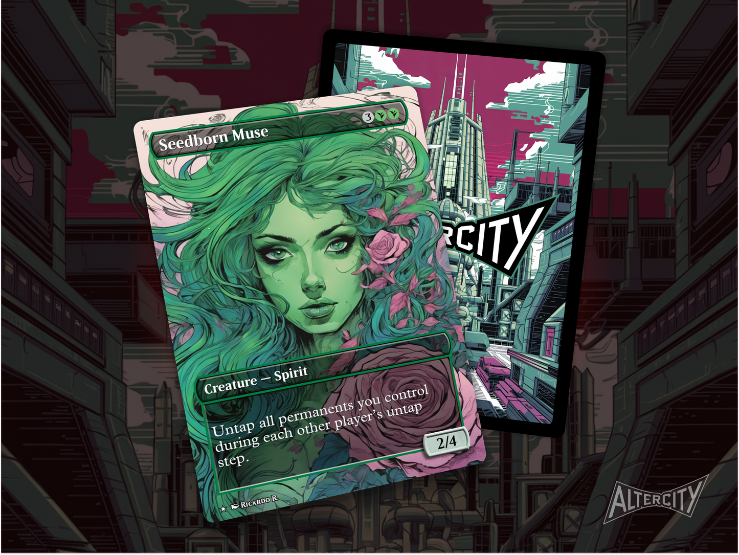 High-resolution Magic proxy of Seedborn Muse for untap-focused EDH strategies.