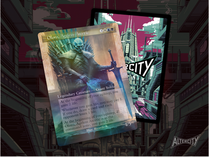 Oloro, Ageless Ascetic - MTG Custom Cards , Commander alternate art - Magic MTG Alters Full Art