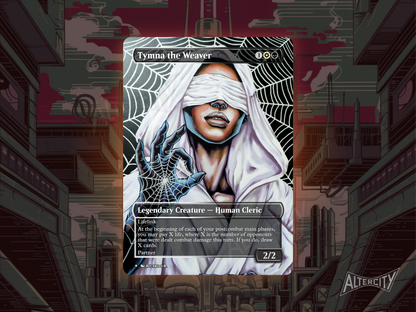 Tymna the Weaver (v2) - MTG Custom Cards, Commander alternate art - Magic MTG Alters Full Art