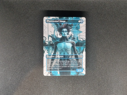 Phantasmal Image - Full Art Borderless Alter - MTG Custom Cards, Commander, Edh and Cedh High Quality Alters