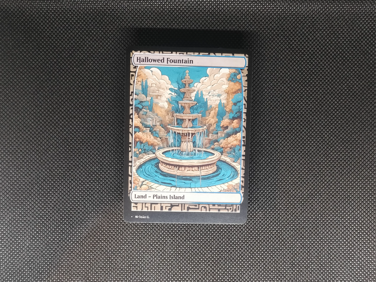 Hallowed Fountain (v1) - Full Art Alter - MTG Custom Cards, Commander, Edh and Cedh High Quality Altered Proxies