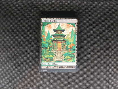 Temple Garden (v1) - Full Art Alter - MTG Custom Cards, Commander, Edh and Cedh High Quality Altered Proxies